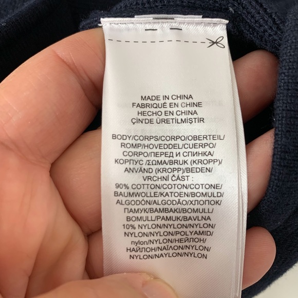 Lauren Ralph Lauren Navy Officers Jacket Cardigan - Picture 8 of 8